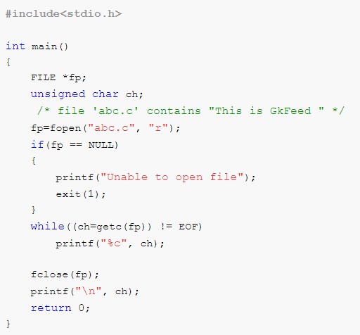 What will be the output of the program