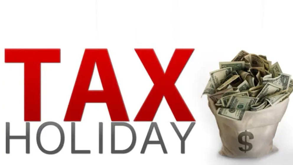 What is a tax holiday?