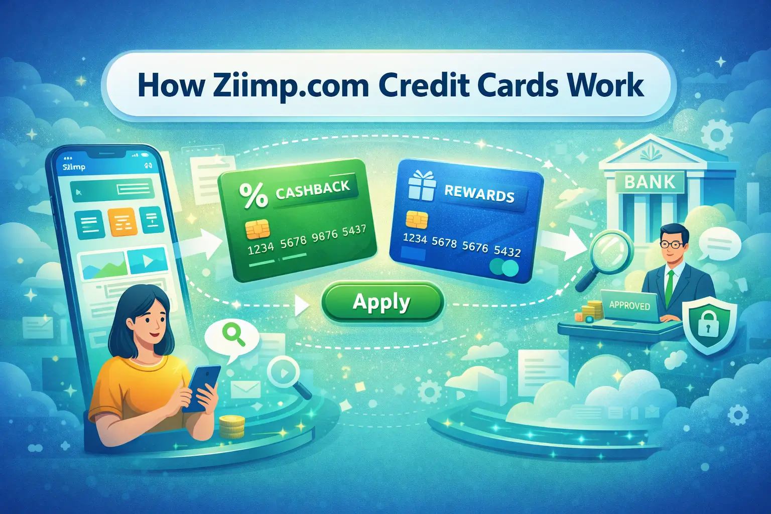 How Ziimp.com Credit Cards Work