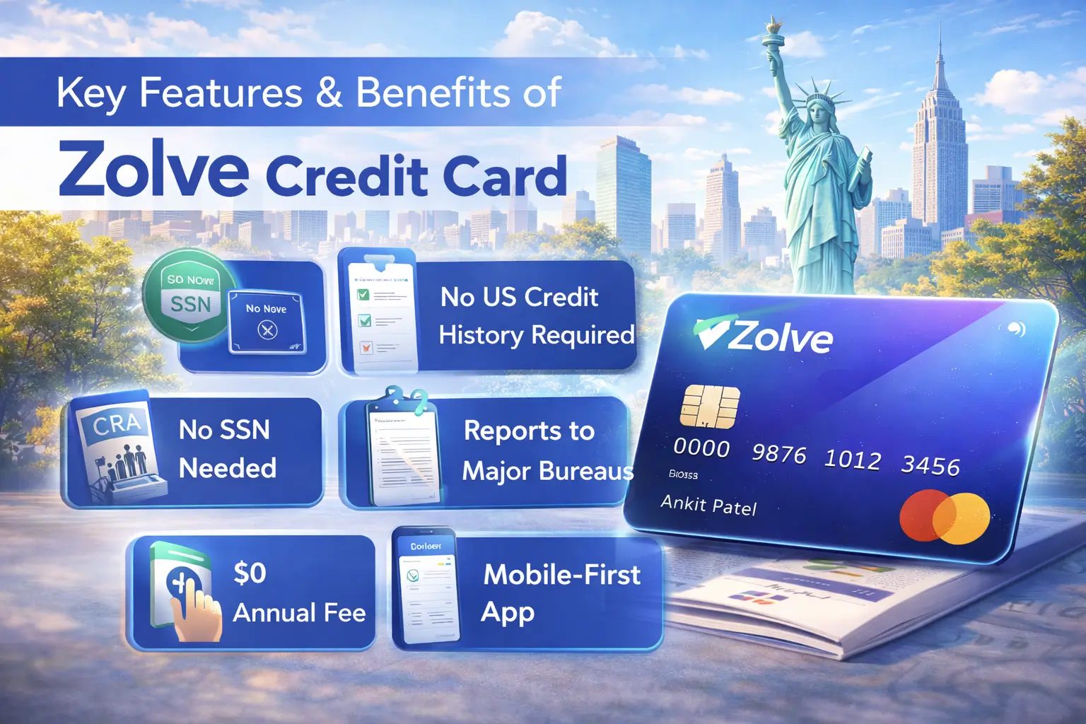 Key Features & Benefits of Zolve Credit Card