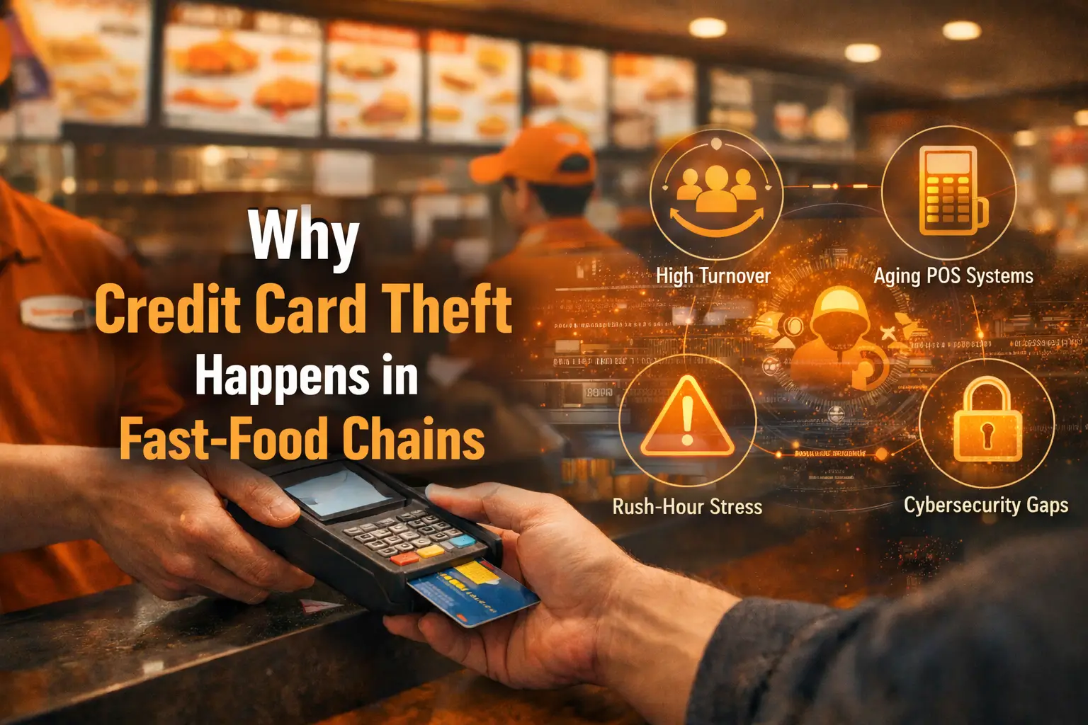 Why Credit Card Theft Happens in Fast-Food Chains
