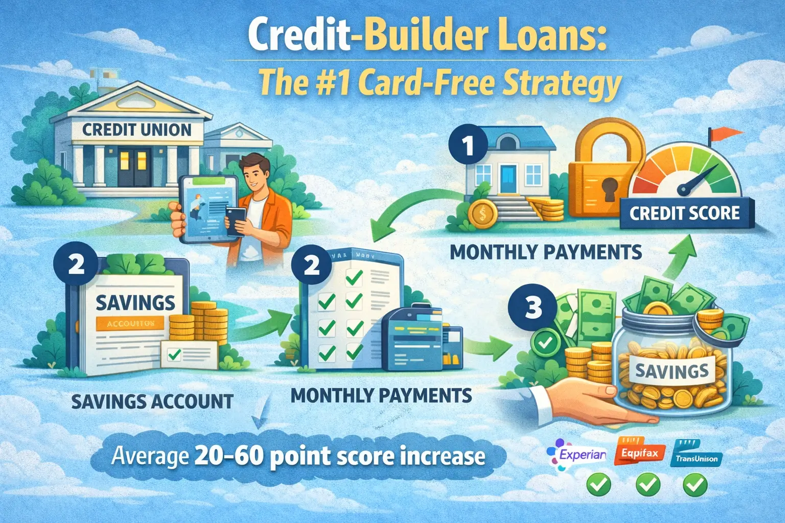 Credit-Builder Loans: The #1 Card-Free Strategy