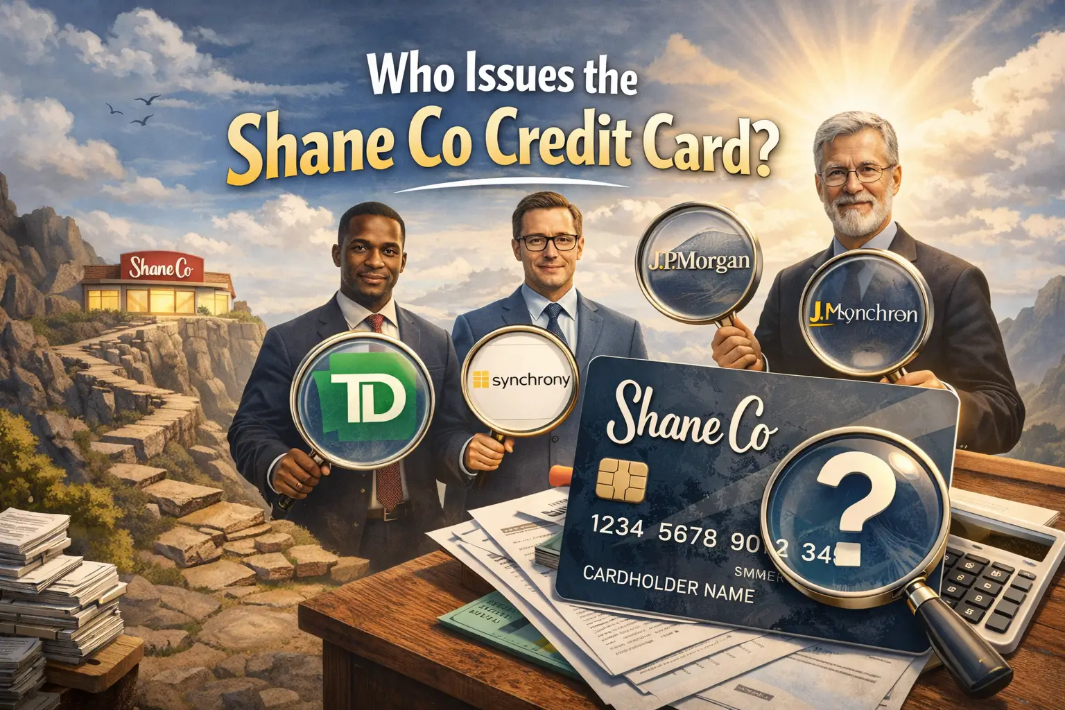 Who issues the Shane Co credit card