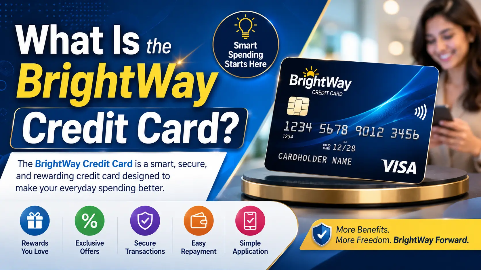 BrightWay credit card: smart, secure, rewarding