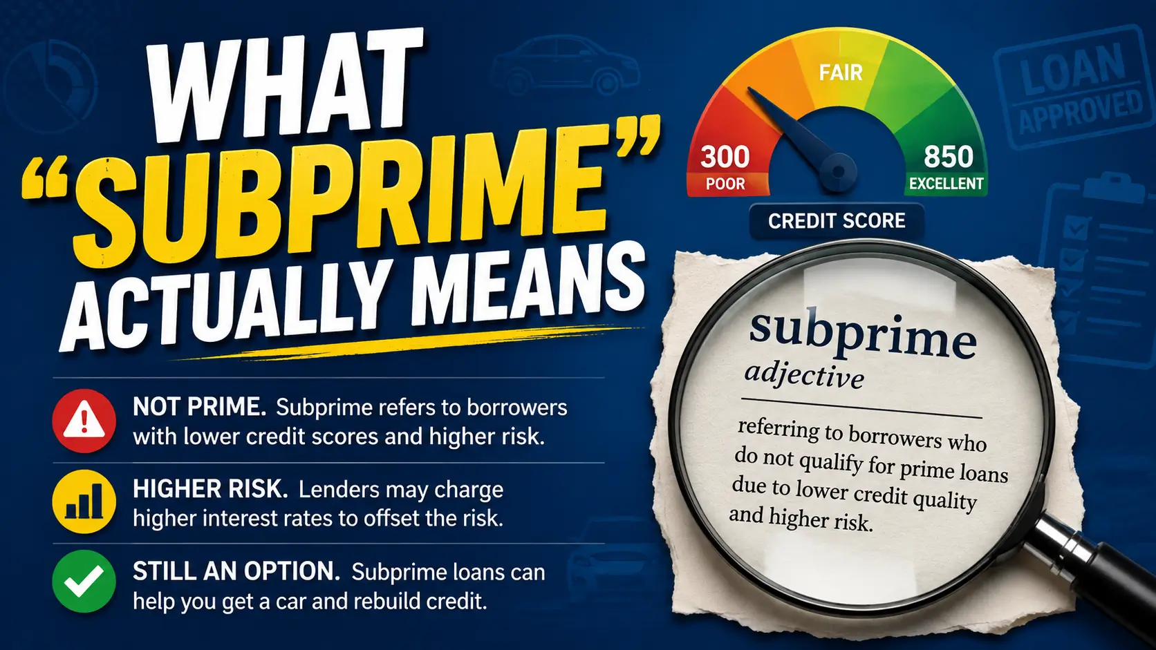 What "Subprime" Actually Means
