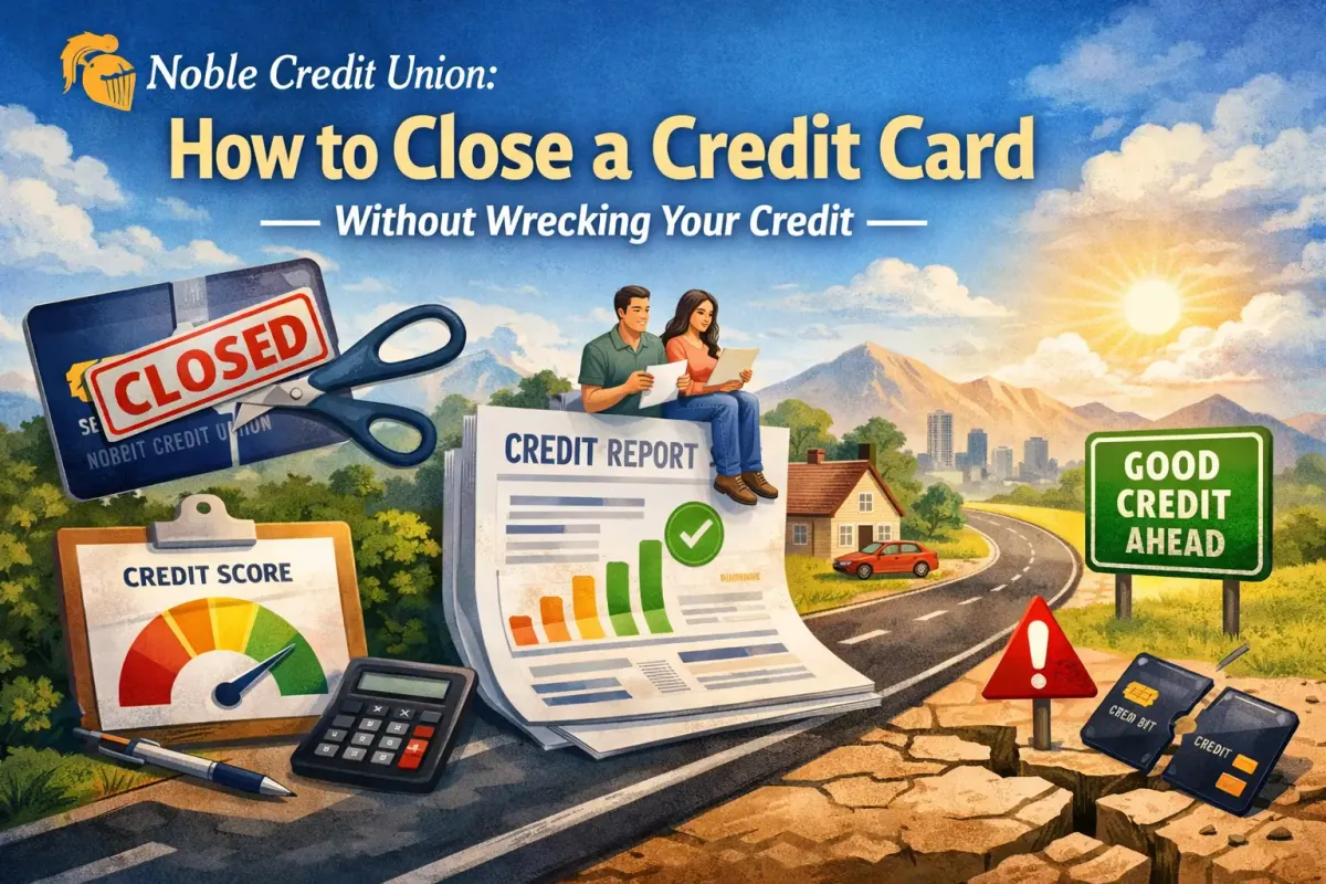 Closing a credit card wisely.