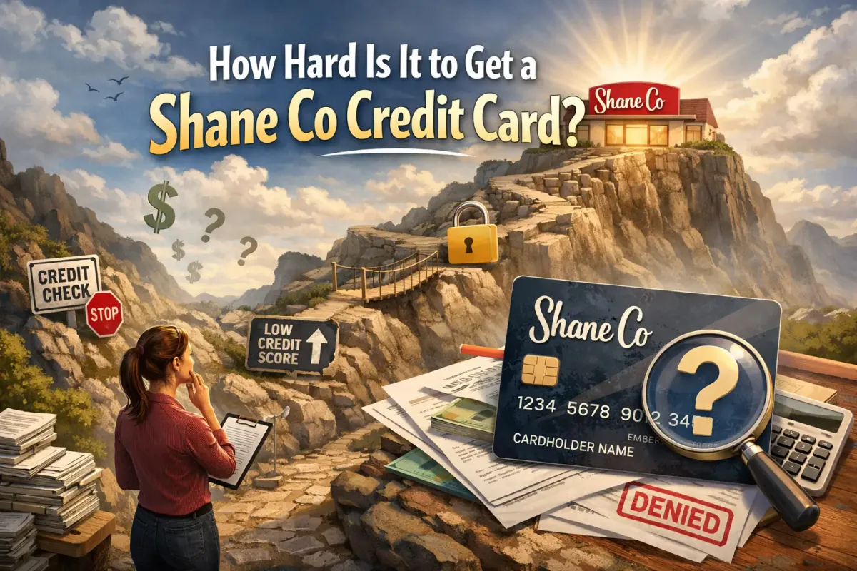 Shane Co jewelry store credit card approval guide