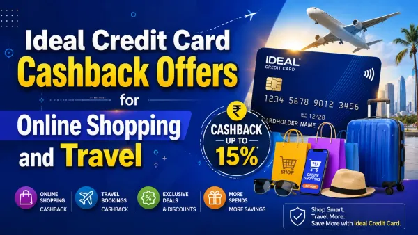 Ideal credit card cashback offers graphic
