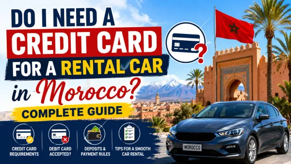 Do I need a credit card for a rental car in Morocco